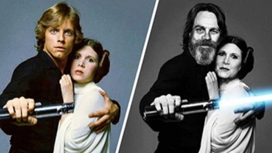 Illustration : "Which Stars Wars actors have changed the most since the saga debuted?"