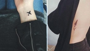 Illustration : "The 10 most stylish minimalist tattoos! Which one would you get?"