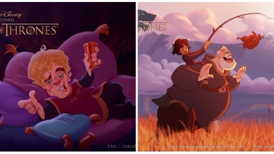 Illustration : "What if Game of Thrones was created by Disney?"