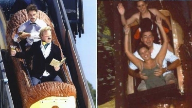 Illustration : "Which of these 18 hilarious photos taken on amusement park rides are the most unusual?"