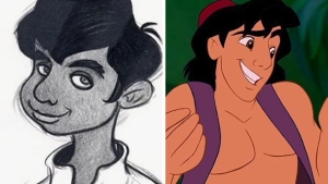 Illustration : "16 early sketches of cartoon characters from our childhood! Which ones are the most surprising?"