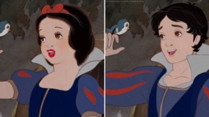 Illustration : "19 illustrations of Disney characters if they changed genders"