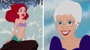 Illustration : "7 Disney princesses if they had really gotten older at the same time as the rest of us!"