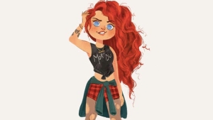 Illustration : "10 illustrations of Disney princesses as modern day girls!"