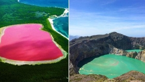 Illustration : "The 14 most beautiful colored lakes in the world!"