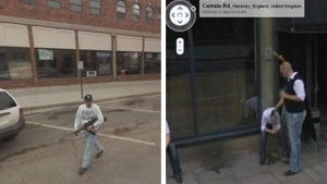 Illustration : "13 of the most unbelievable photos taken by Google Cars!"