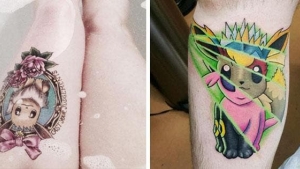 Illustration : "20 completely mind-blowing Pokémon tattoos!"