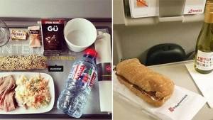 Illustration : "The 15 best meals found on airlines!"