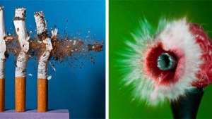 Illustration : "12 pictures of everyday objects that were taken during a bullet impact!"