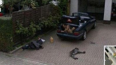 Illustration : "21 of the most unusual photos that can be found on Google Street View!"