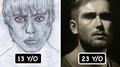 Illustration : 15 before/after drawings proving that practice makes perfect