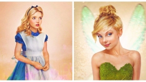 Illustration : "15 Disney princesses imagined as if they were real people"