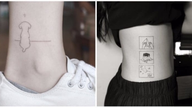 Illustration : 30 awesomely beautiful and feminine minimalist tattoos