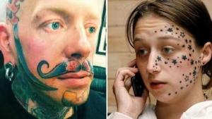 Illustration : "17 face tattoo fails"