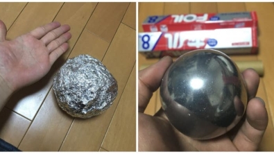 Illustration : "Aluminum ball polishing, the latest Japanese craze!"