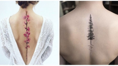 Illustration : 20 elegant and feminine spine tattoos