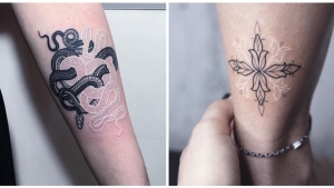 Illustration : "Check out these 30 stunning white ink tattoos"