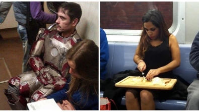 Illustration : 25 unexpected people seen on public transportation