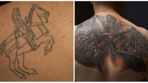 Illustration : "20 impressive tattoo cover-ups"