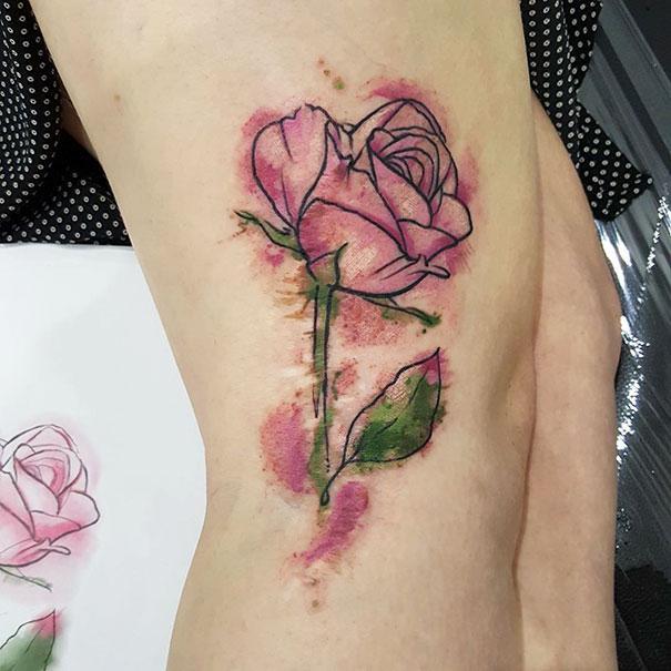 Illustration de l'article : 14 tattoos that turned a birthmark into a work of art