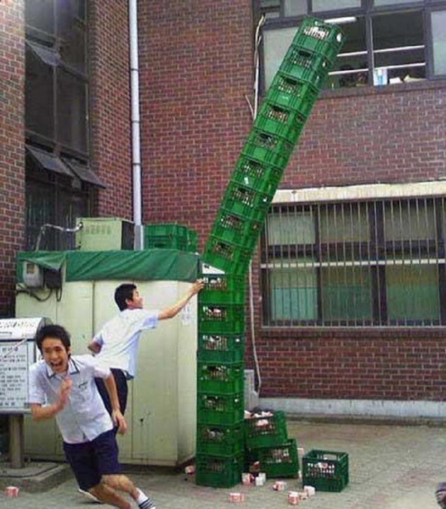 Illustration de l'article : 30 non-altered photographs taken a few seconds before an inevitable fall