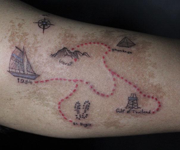 Illustration de l'article : 14 tattoos that turned a birthmark into a work of art