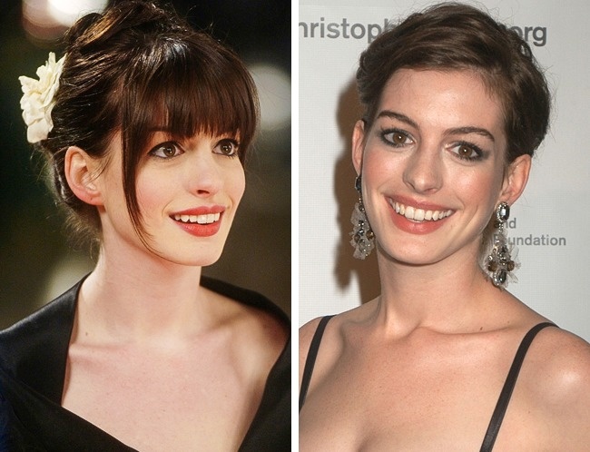 15 celebrities who look completely different with and without bangs